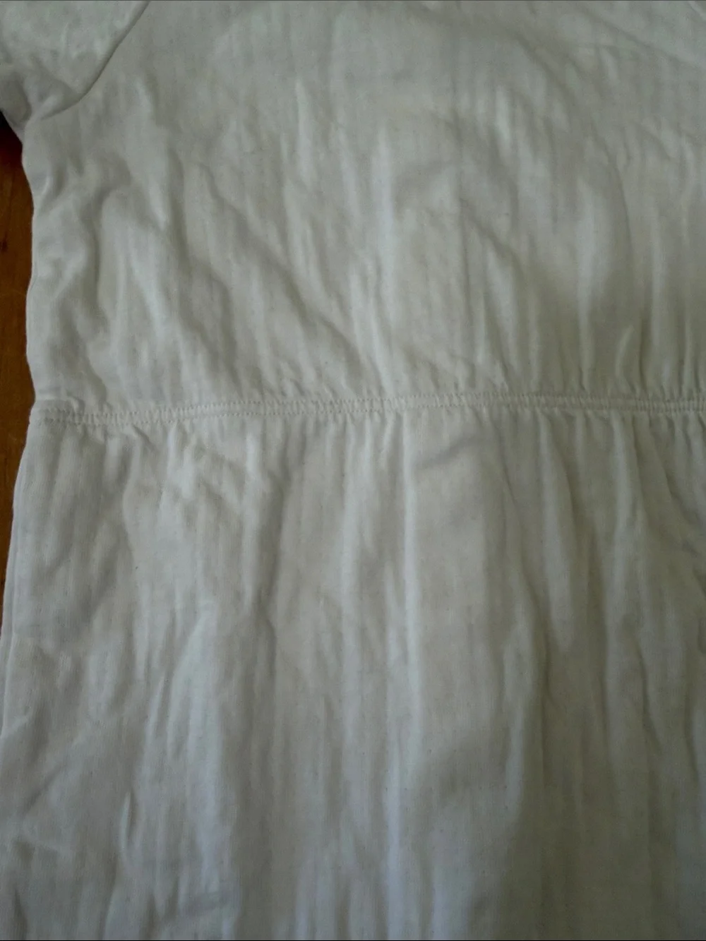 Soft Cream Button-Front Baby Romper Petite Maison sz 18 mos one piece
